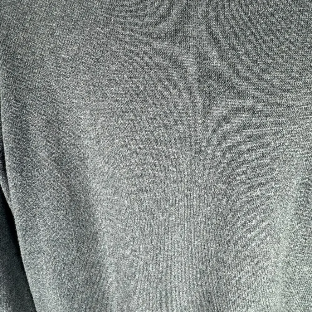 Marc Anthony Men's Gray V Neck Sweater Large Cotton Cashmere Blend Long Sleeve - Picture 5 of 8
